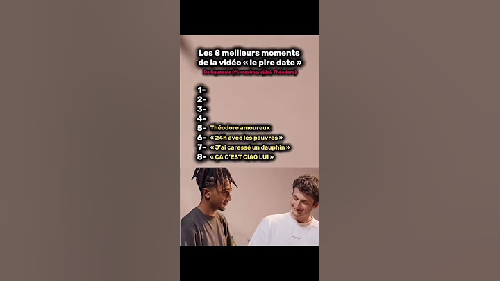 Top 8 des moments de la vidéo « le pire date » 🤣