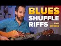 Beginner blues shuffle riffs start here