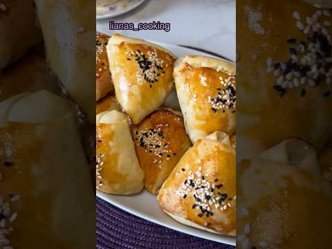 Самса с начинкой из курицы #самса #выпечка #перекус #shorts