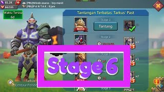 Lords mobile limited challenge tarkus' past stage 6 I Without Rose Knight Heroes I Last stage