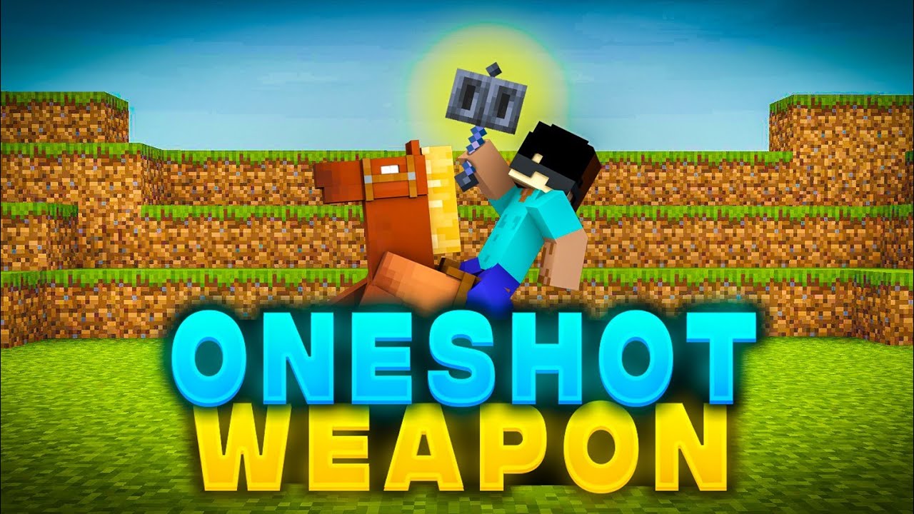 Minecraft Powerfull Gun I obtained most POWERFUL weapon in minecraft 1.21 - YouTube