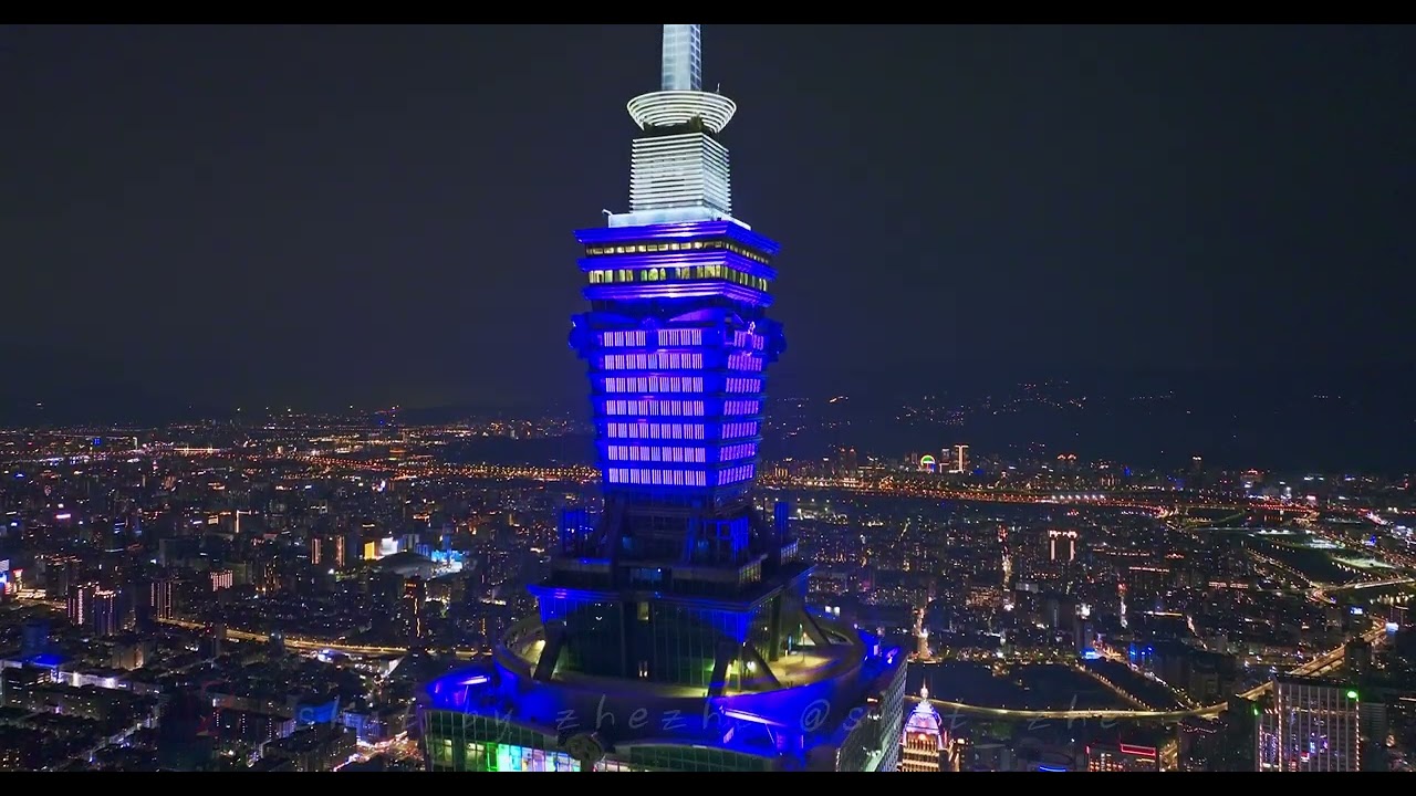 Taiwan Taipei 101 台北城市夜景空拍