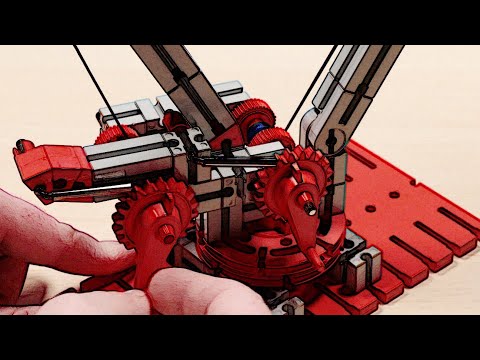 1970s Fischertechnik | Retro-Style Model Crane | High-Speed Build
