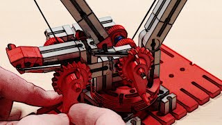 1970S Fischertechnik Retro-Style Model Crane High-Speed Build