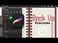 วิธี Backup Procreate ย้ายเครื่องยังไงให้ไฟล์ไม่หาย (ครบทั้งงานและบรัช)