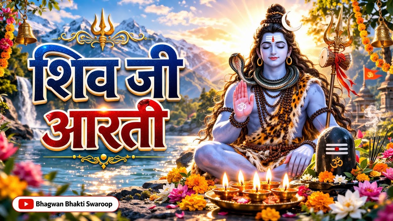 शिव जी आरती | Mahashivratri Special | 15 Feb 2026 | Har Har Mahadev | @BhagwanBhaktiSwaroop 