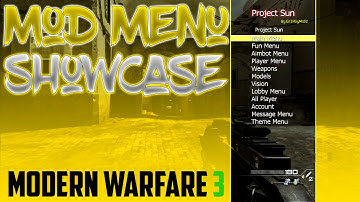[MW3/1.24/RTM] Project Sun Mod Menu Showcase + Download