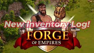 Forge of Empires - New Inventory Log! 🏰📜