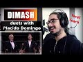 Dimash  placido domingo amazing duet  reaction  analysis by rock vocal coach