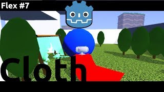 The cloth in Godot Engine - Series Ending - Nvidia Flex #7