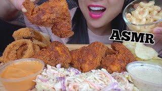 Asmr Fried Chicken Onion Rings Mac & Cheese Eating Sounds No Talking Sas-Asmr