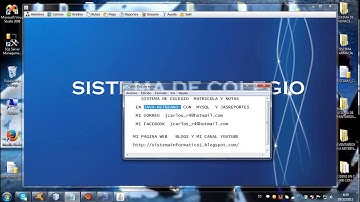 SISTEMA DE COLEGIO  EN JAVA  NETBEANS