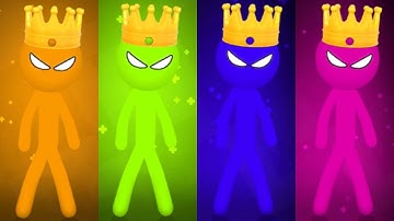 The Stickman Party 1 2 3 4 KING MINIGAMES random Tournament Walkthrough - BEST Android GAMES