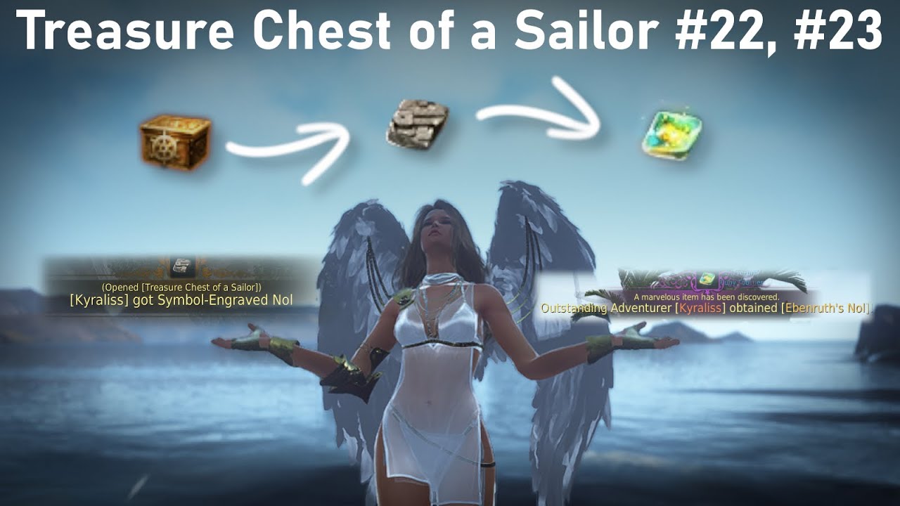 Black Desert Treasure Chest of a Sailor 22, 23 SymbolEngraved