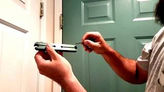 Hinge Dr. review how to use guide. The Hulk hinge wrench in action. Fix sagging doors