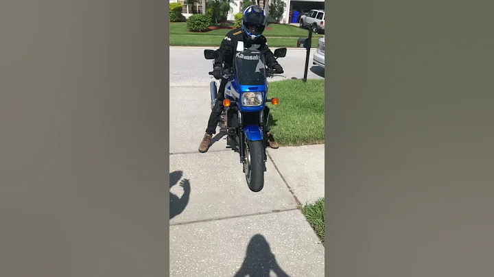 Rare Blue Kawasaki ZRX1200R running with full sound, one clean Blue ZRX taking off