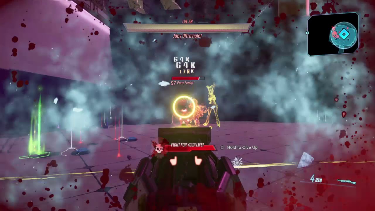Borderlands 3 Face Puncher Moze vs Joey Ultraviolet M10