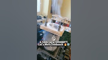 Watch This 10-Core Intel Scream at 6.5GHz on LN2 🚀❄️