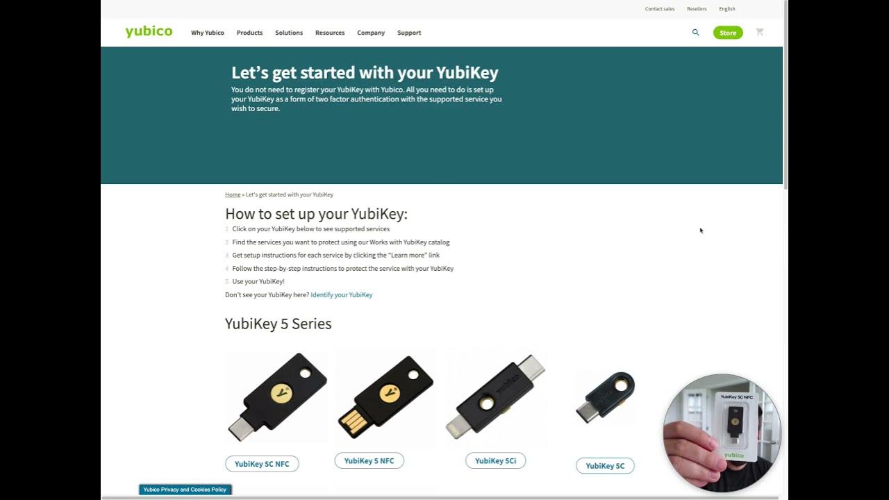 YubiKey 5C - Overview & Coinbase Setup - YouTube