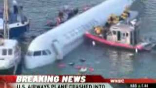 US Airways Plane Crashes in Hudson River