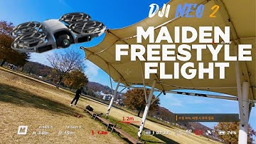 NEO 2 Maiden Freestyle Flight | DJI NEO2 FPV | Manual mode | UNCUT | NOSTAB
