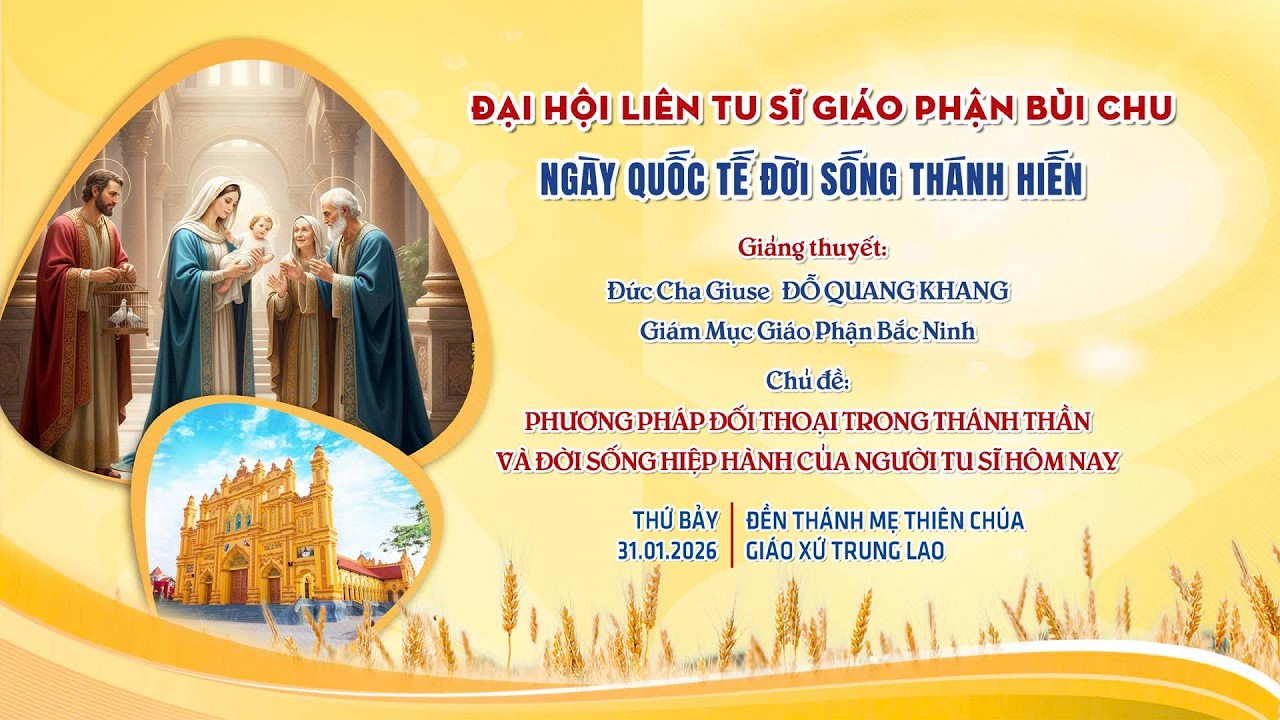 Đại Hội Liên Tu Sỹ Giáo Phận Bùi Chu   Thuyết trình Đức Cha Giuse Đỗ Quang Khang