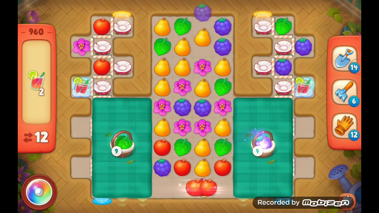 GardenScapes level 960. No boosters. YouTube