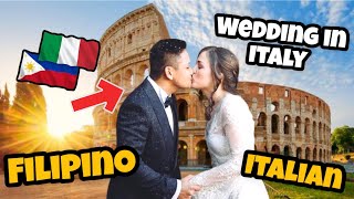 FILIPINO ITALIAN WEDDING in ITALY 🇮🇹  OFFICIAL VIDEO! | Nian Fam 🇮🇹🇵🇭