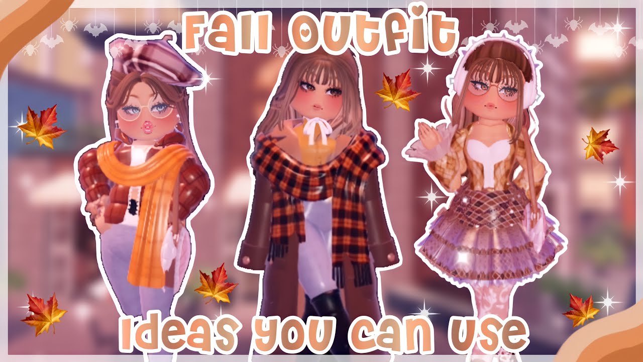 Fall/Autumn Outfit Ideas! 🍁, Roblox Royale High