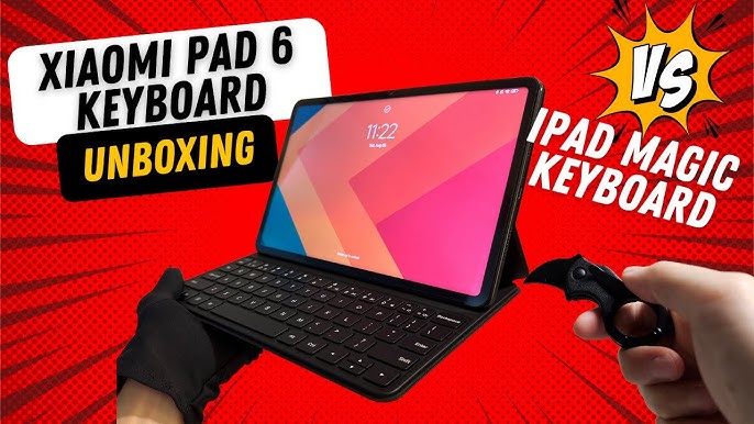 funda original con teclado tablet xiaomi pad 6 - agarre magnético