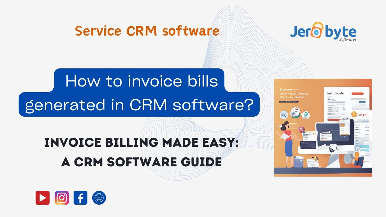 Service Invoice Billing Software | #crm - YouTube