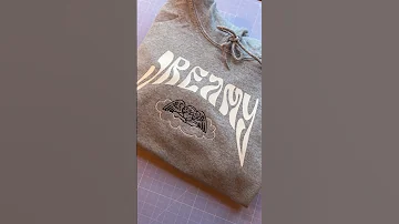 Prepare a dreamy hoodie order with me, from embroidery to heat press ✨🫶 #embroidery #heatpress