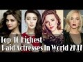 Top 10 Highest paid actress in world 2018