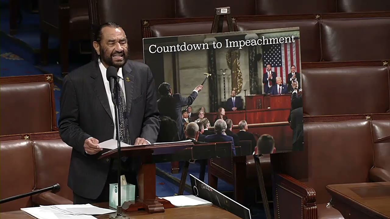 Rep. Green Files Impeachment Articles, Cites Trump as Threat to Democracy in ‘Dear Colleague’ Letter