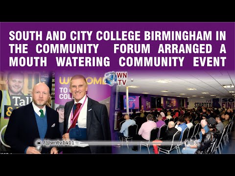 South and City College Birmingham in the Community Forum arranged a mouth watering Community Event