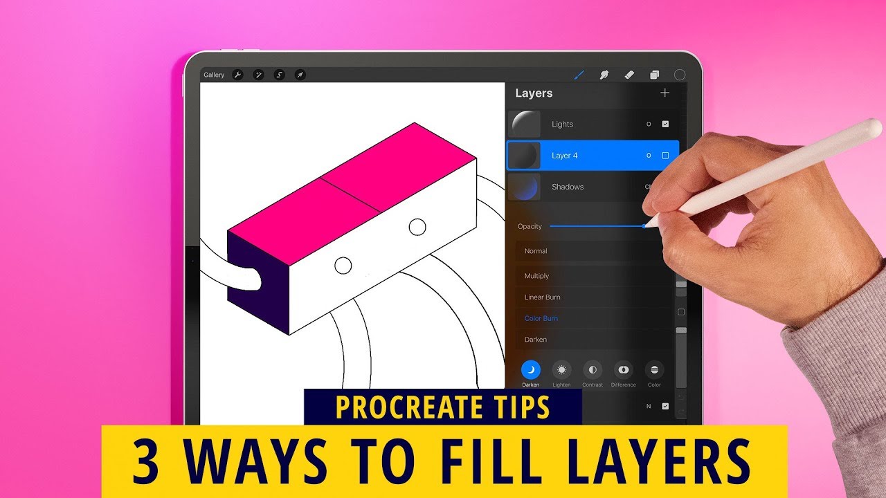 Procreate Coloring Tutorial - 3 Different Ways! (Procreate Tips) - YouTube