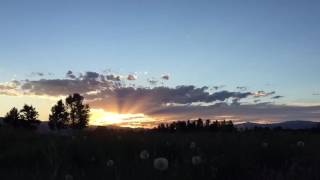 Missoula Montana Sunset Summer Solstice 6/20/2016