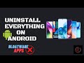 Uninstall unwanted apps on mobile  bloatware  android  learn with esprit