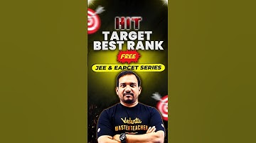 HIT The 🎯 Target Free JEE and EAPCET Series #jee #eapcet #iitjee #jeeeapcet