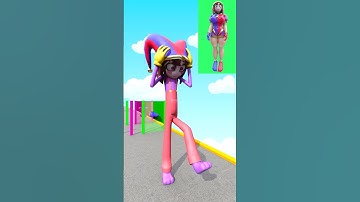 Help Build a Queen Run Challenge With Pomni - Funny Animation #shorts