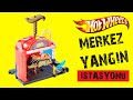 Hot Wheels Şehir Otoparkı Oyun Seti - Merkez Yangın İstasyonu Macerası