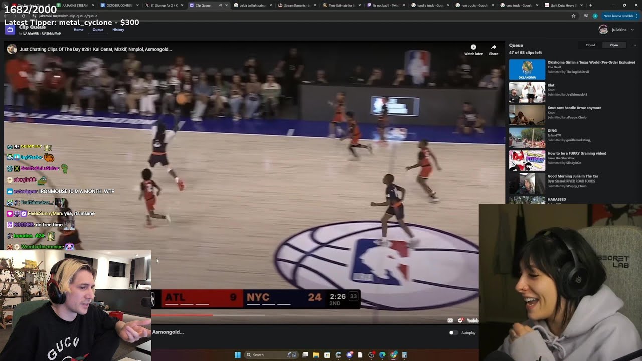 xQc Reacts to Streamer Realizing Kai Cenat is playing with Kids - YouTube