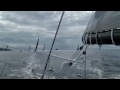 François Gabart en direct de son 60' Macif juste après le départ- Transat BtoB 2011 | Ocean Masters