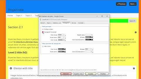Crear estilos en eXeLearning