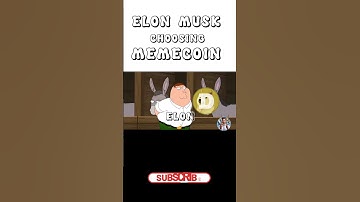 Elon Musk Choose Memecoins Like this 😅 #shorts #bitcoin #crypto #cryptocurrency #elonmusk