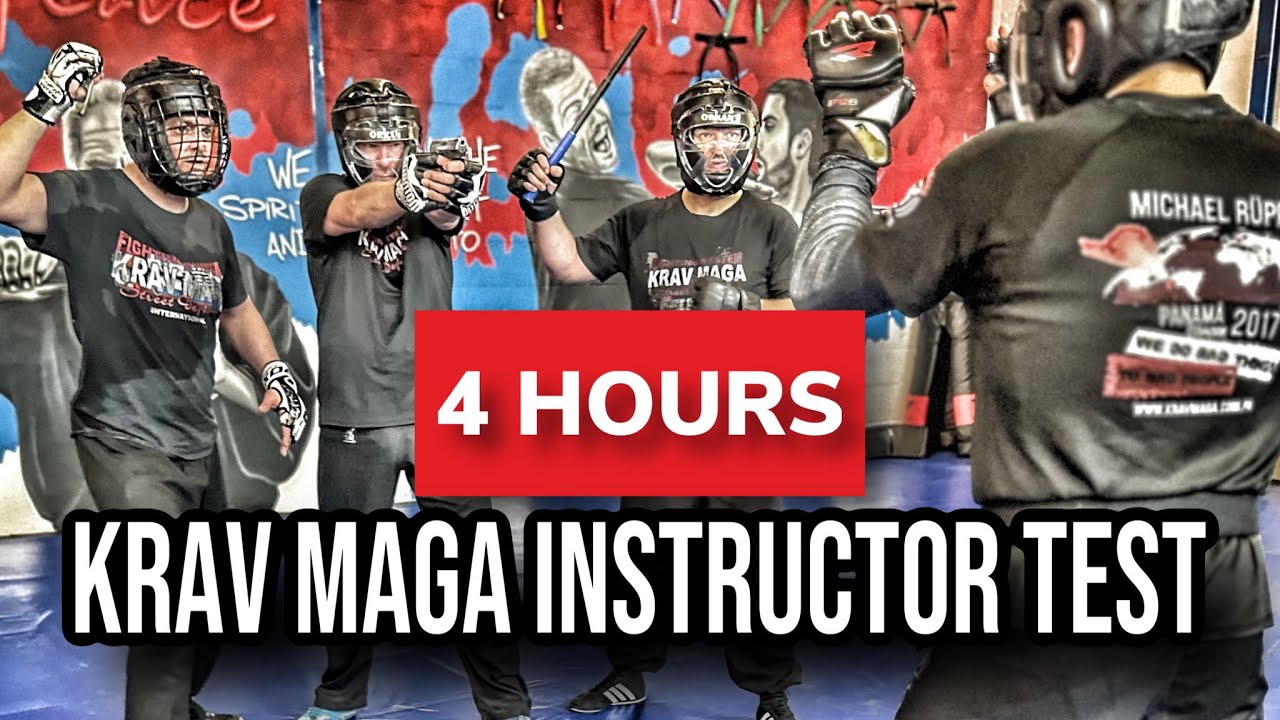 4 HOURS KRAV MAGA INSTRUCTOR TEST