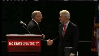 Bill Clinton speaks at NC State Millennium Seminars