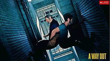 Epic Prison Break Begins! 🏃‍♂️ A Way Out | LIVE  Part-1