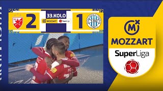 Mozzart Bet Super liga 2023/24 - 33.Kolo: CRVENA ZVEZDA – TSC 2:1 (0:0)