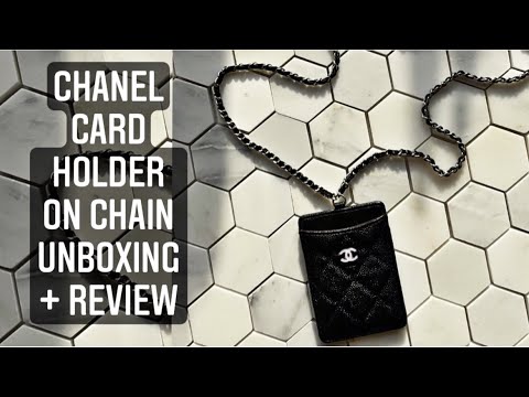 Unbox & Review Chanel XL cardholder With chain 